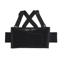 Rib Fracture Fixing Band Chest Protector Waist Belt (Option: Black With Strap-XL)