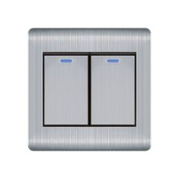 Concealed Home Socket Panel (Option: Two open multi control)