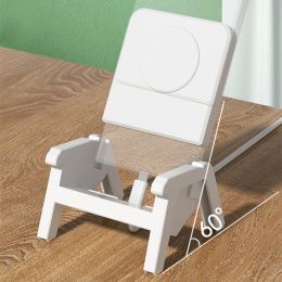 Bracket Loudspeaker Small Chair Wireless Charger (Option: White-10W Qi Solution C Port)
