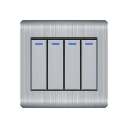 Concealed Home Socket Panel (Option: Four open dual control)