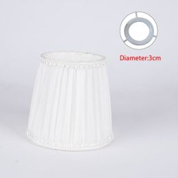 Lampshade Crystal Wall Lamp Black And White Purple Blue Lamp (Option: White pion)