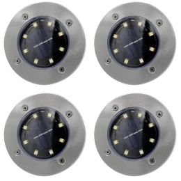 Outdoor Stainless Steel Garden Landscape Light (Option: 4pcs warm light)