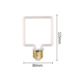 Led Bulb E27 Screw Port Retro Soft Filament Bulb Idea (Option: B-Clear Cover)