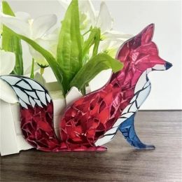 Mountain Range Glass Mosaic DIY Kit (Option: Fox-20x10cm)