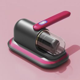 Wireless Mites Instrument Bed Household UV Vacuum Cleaner (Option: Rose Red-USB)