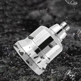 Water Purification Shower Nozzle Filter Top (Color: Silver)