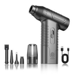 Mini Fan Handheld Wireless Car Dust Blower (Option: J02A-USB)