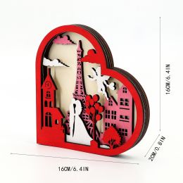 Valentine's Day Ferris Wheel Shape Decoration (Option: QR 23005-16x2x16)