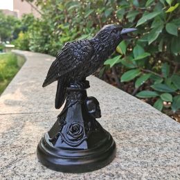 Halloween Candlestick Resin Desktop Decoration (Option: Crow Candlestick)