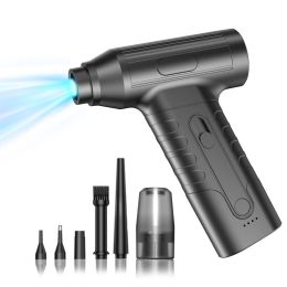 Mini Fan Handheld Wireless Car Dust Blower (Option: J02B-USB)