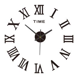 Acrylic Luminous Wall Clock Punch-free Wall Sticker (Option: Luminous-80to130cm Stereo)
